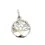 Thumbnail: Sterling silver Tree of Life pendant – detailed round charm with open branches