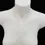Thumbnail: Elegant Italian white gold chain necklace worn on mannequin bust