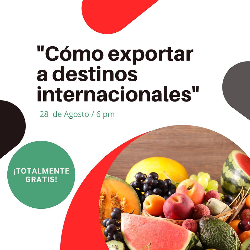 Curso: "Cómo exportar a destinos internacionales"