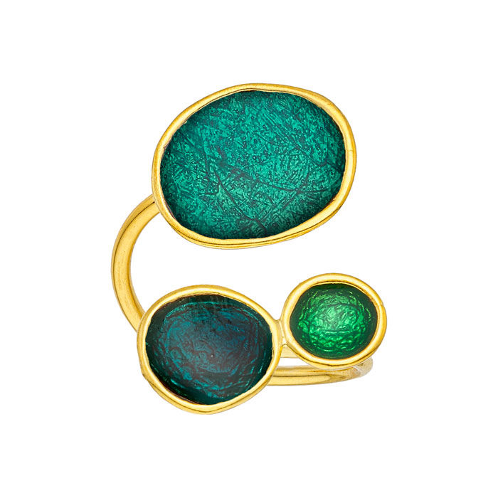 Μικρογραφία: silver rings with enamel