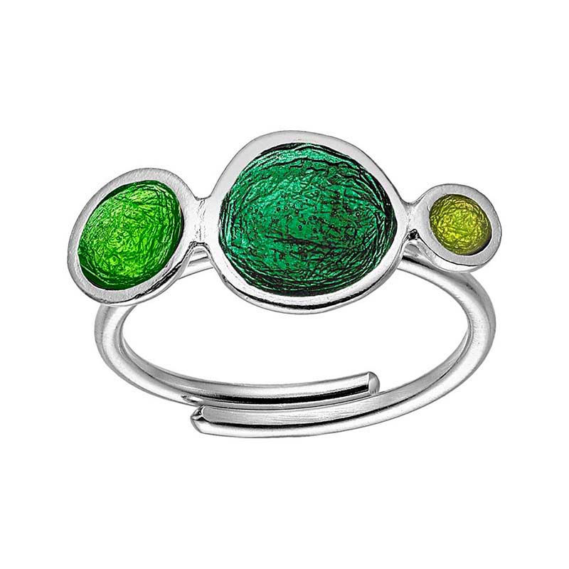 Thumbnail: Rings in silver with enamel