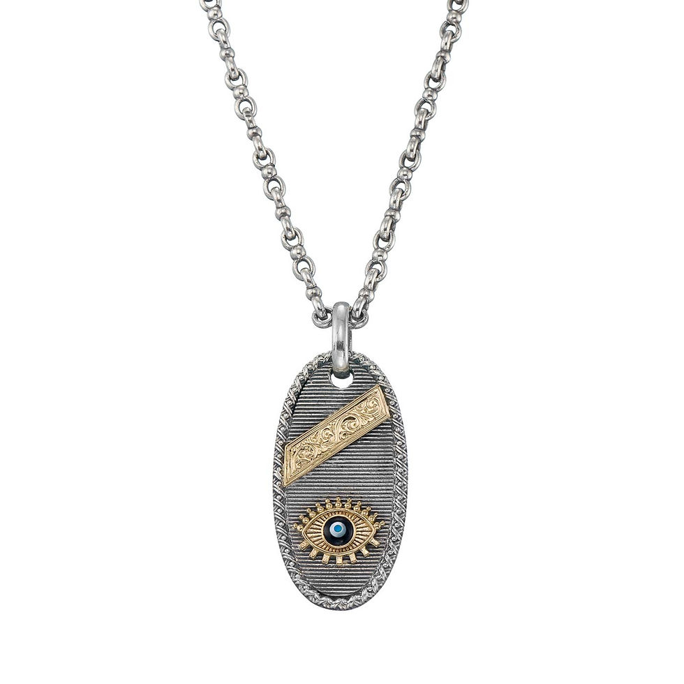 Men's talisman pendant by Gerochristo Jewelry