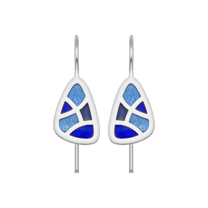 Μικρογραφία: silver earrings with enamel