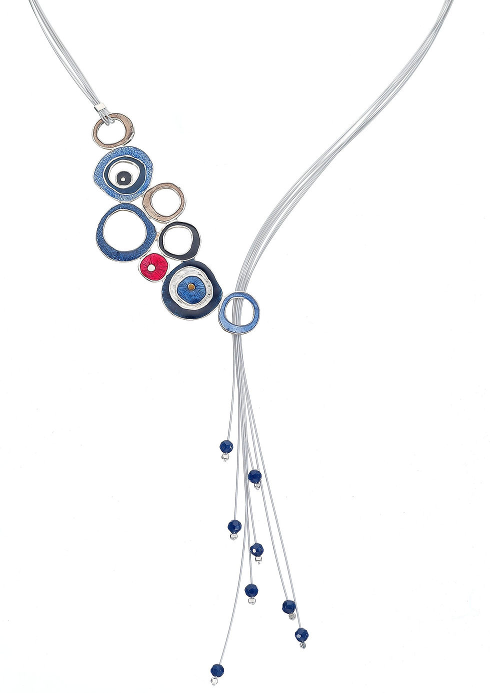 Circle & Pin Necklace