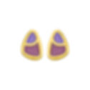 silver earrings with enamel