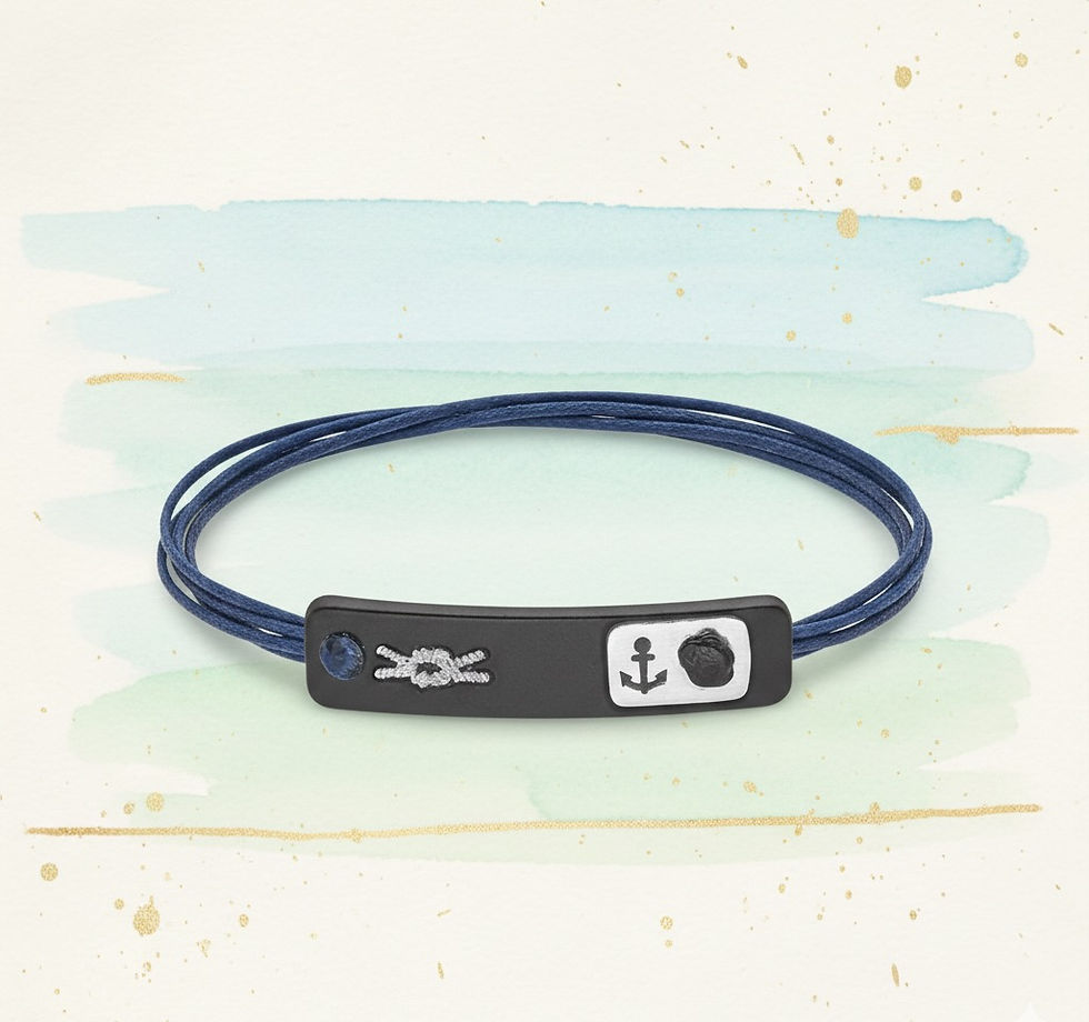 Handmade cord bracelet with silver element – minimalist unisex jewelry.