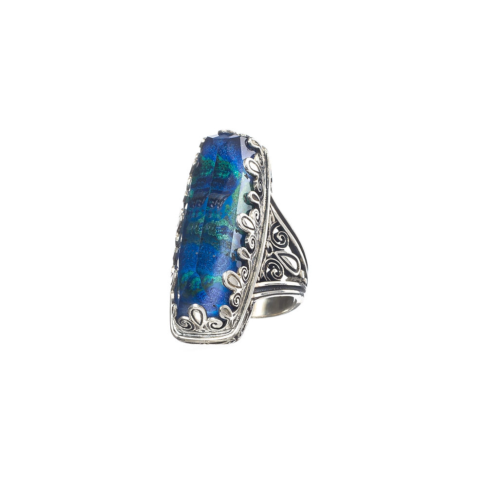 Gerochristo Jewelry Aegean colors rings