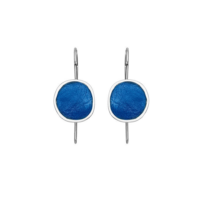 Thumbnail: Silver Earrings with Enamel