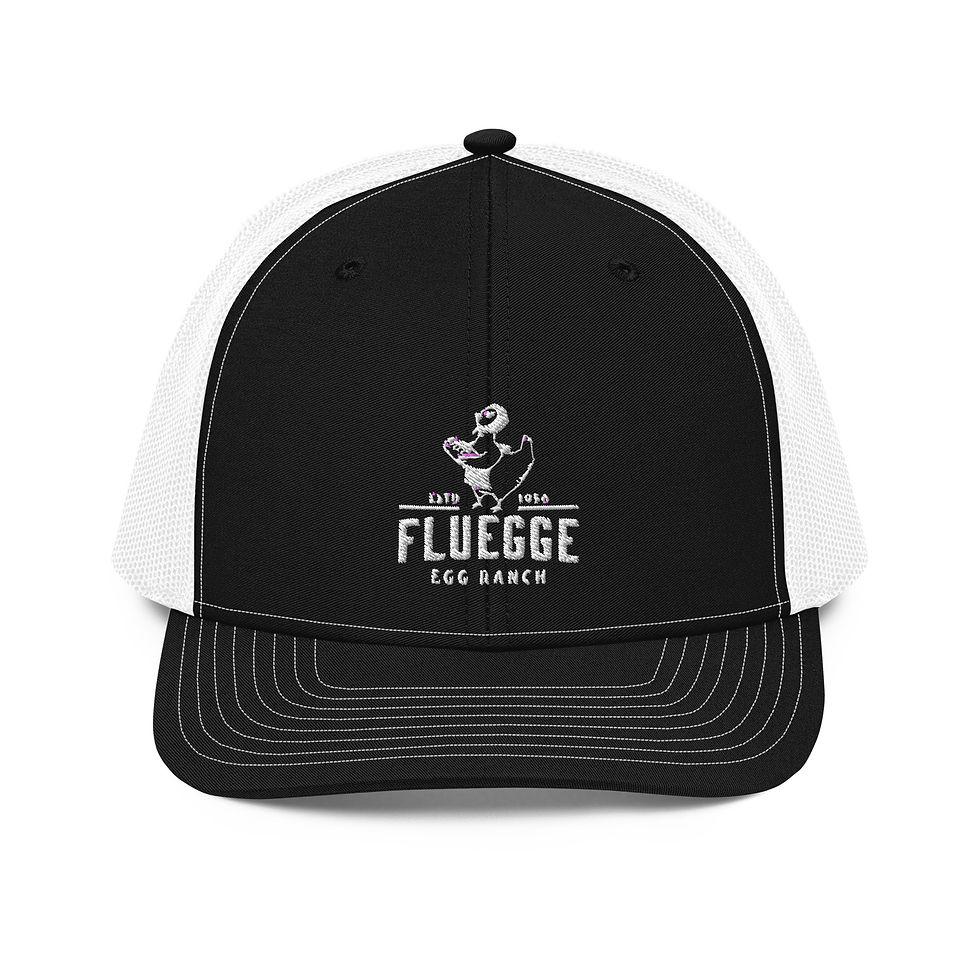 Thumbnail: Trucker Cap - White Logo w/ Chicken