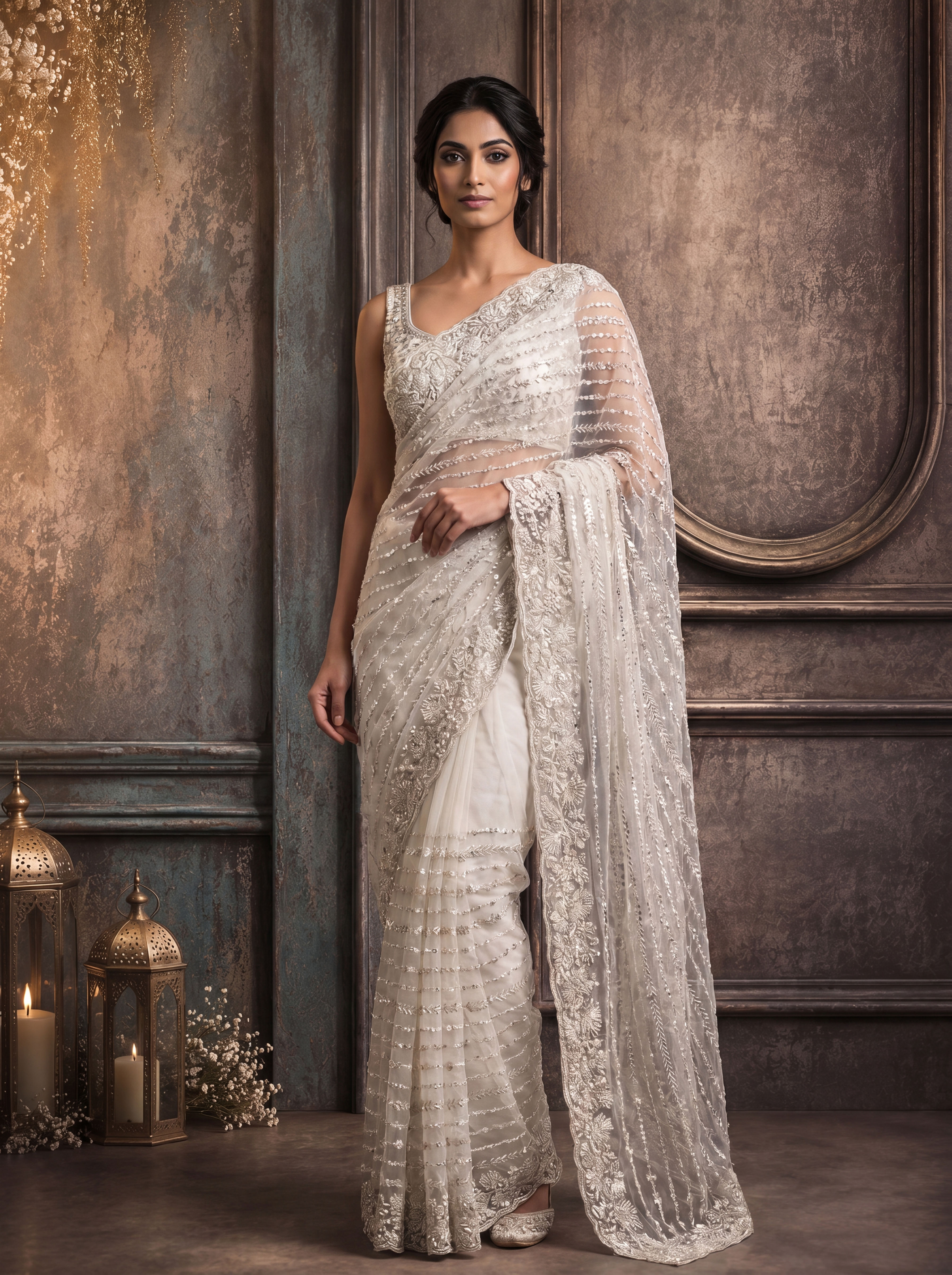Party Saree -Net Saree