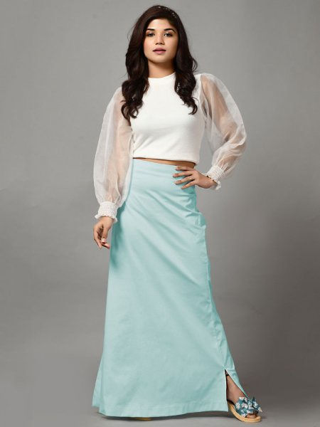 Thumbnail: Designer Petticoat  - Aqua