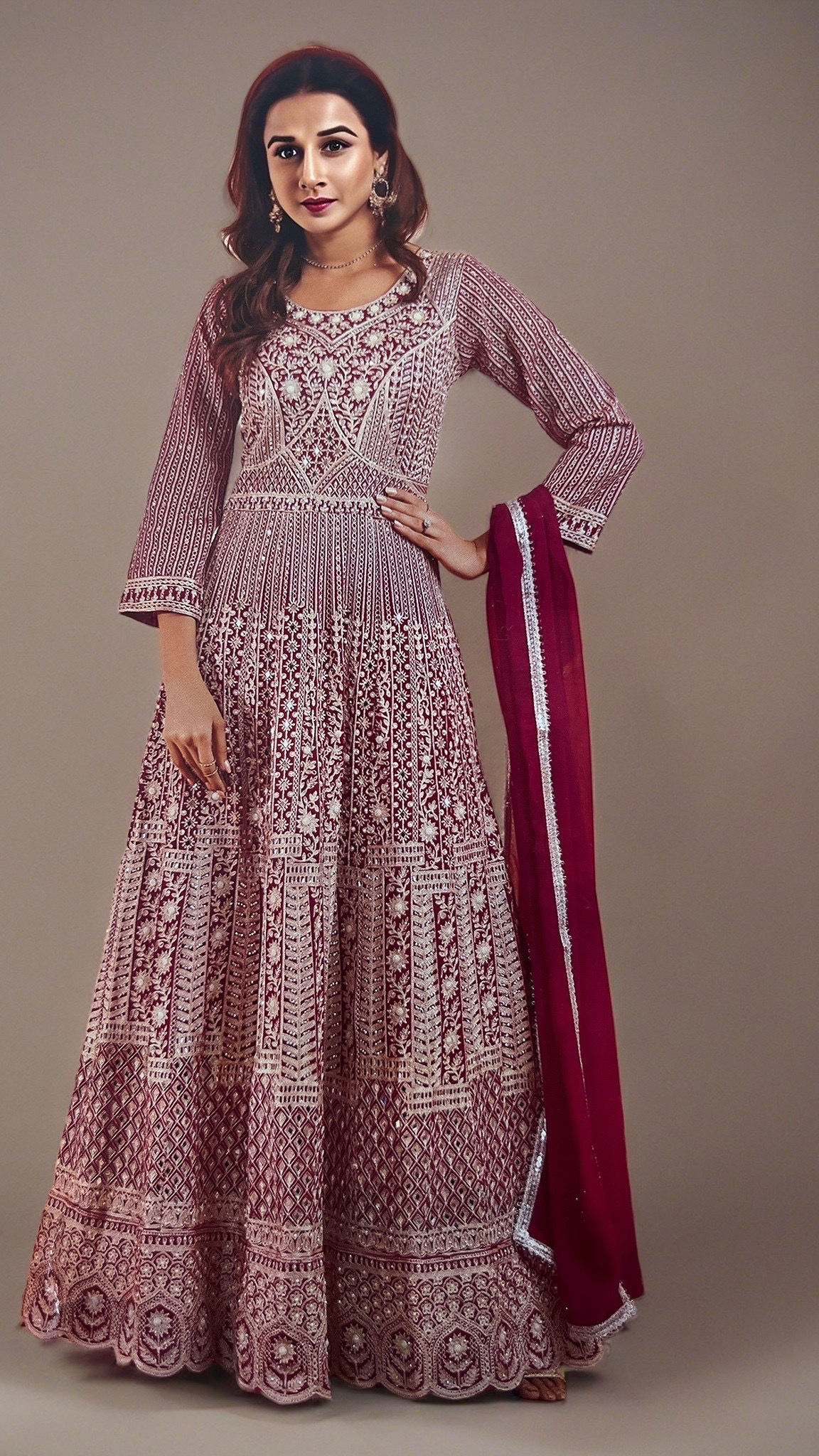 Gown - Full BodyReal Mirror Work