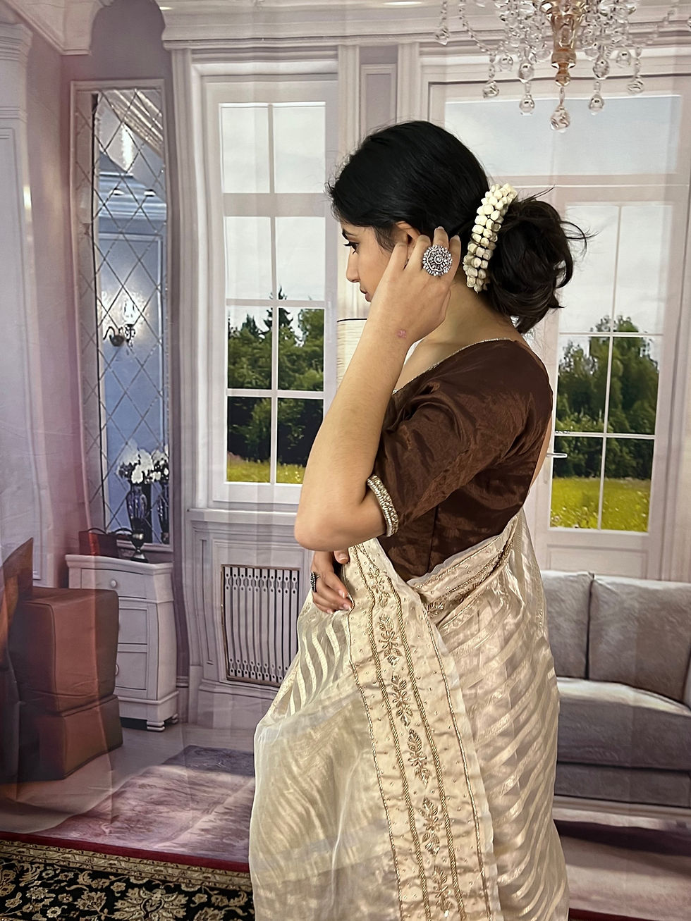 Thumbnail: Chocolate color Blouse.