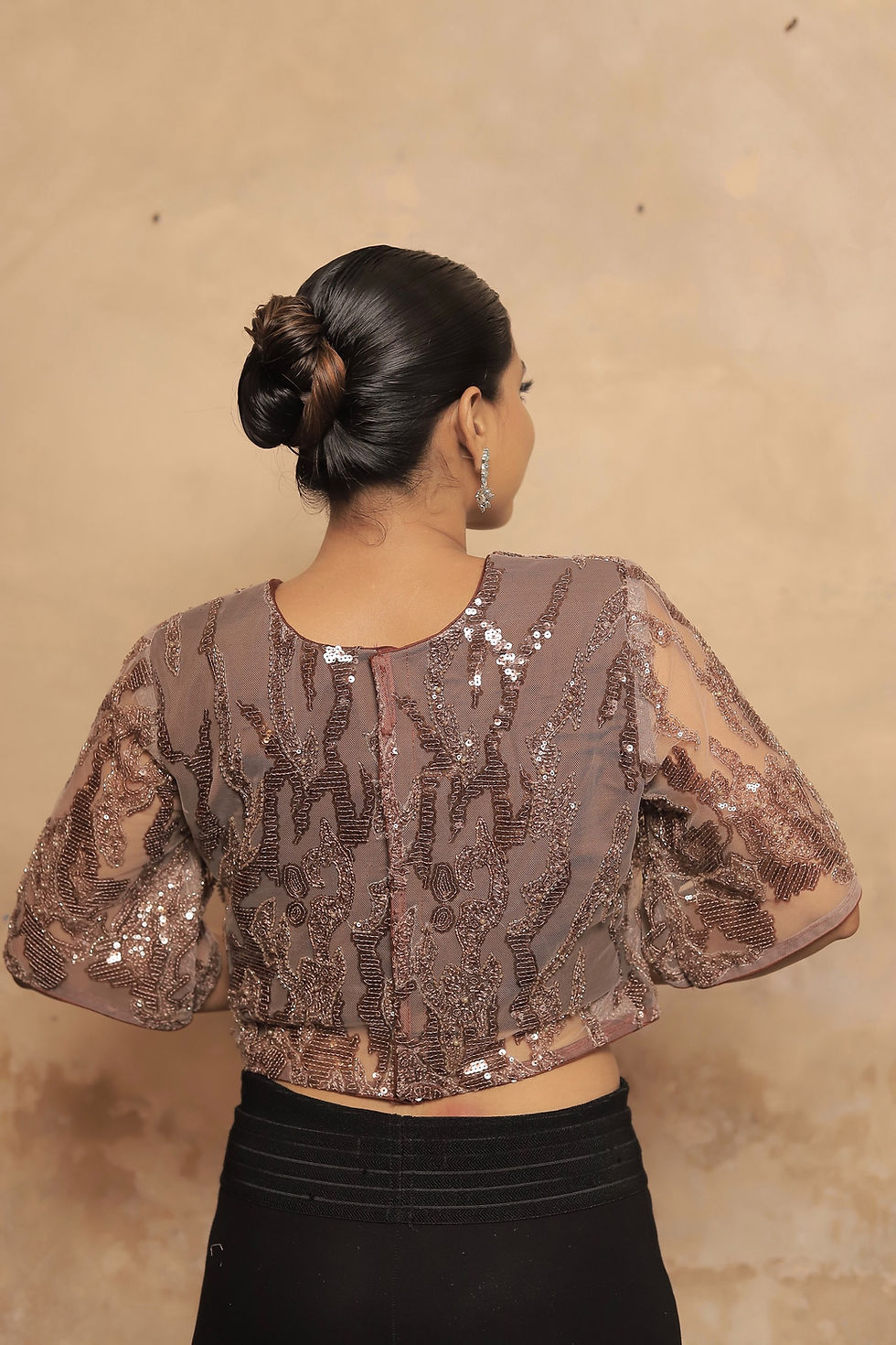 Thumbnail: Net sequin blouse 