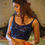 Thumbnail: Sequin Blue blouse .