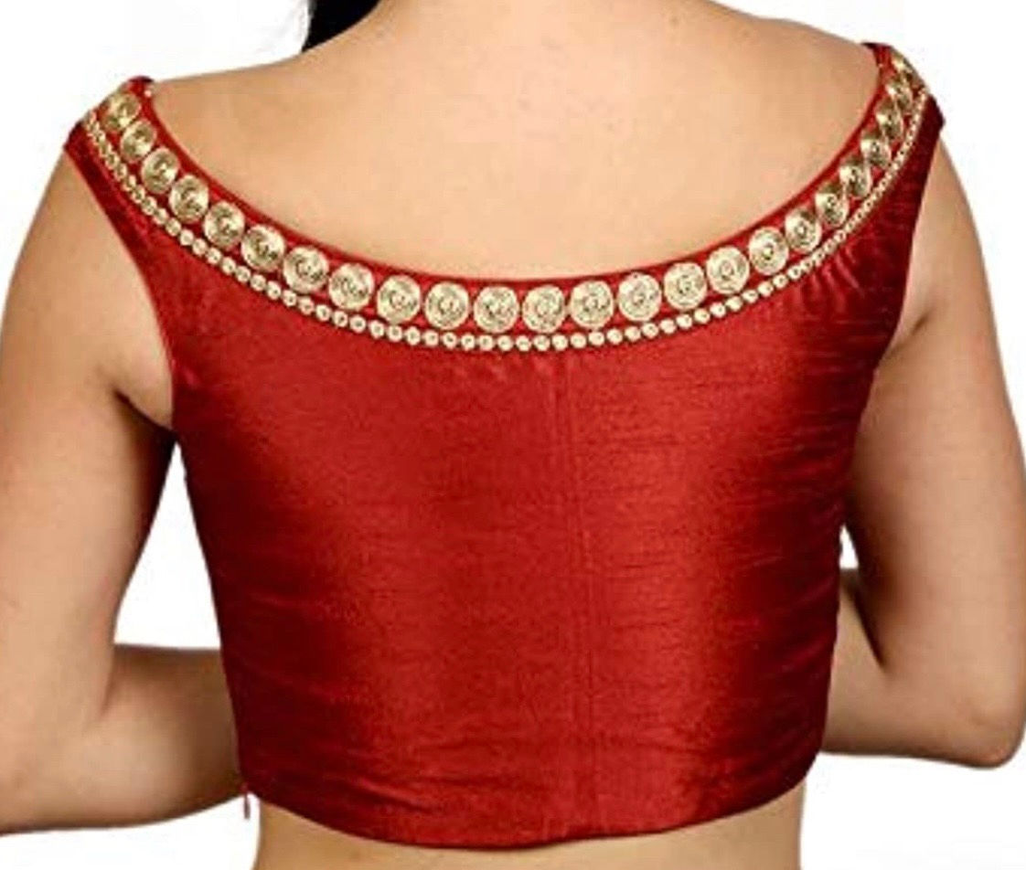 Boat Neck Dupian Silk. 