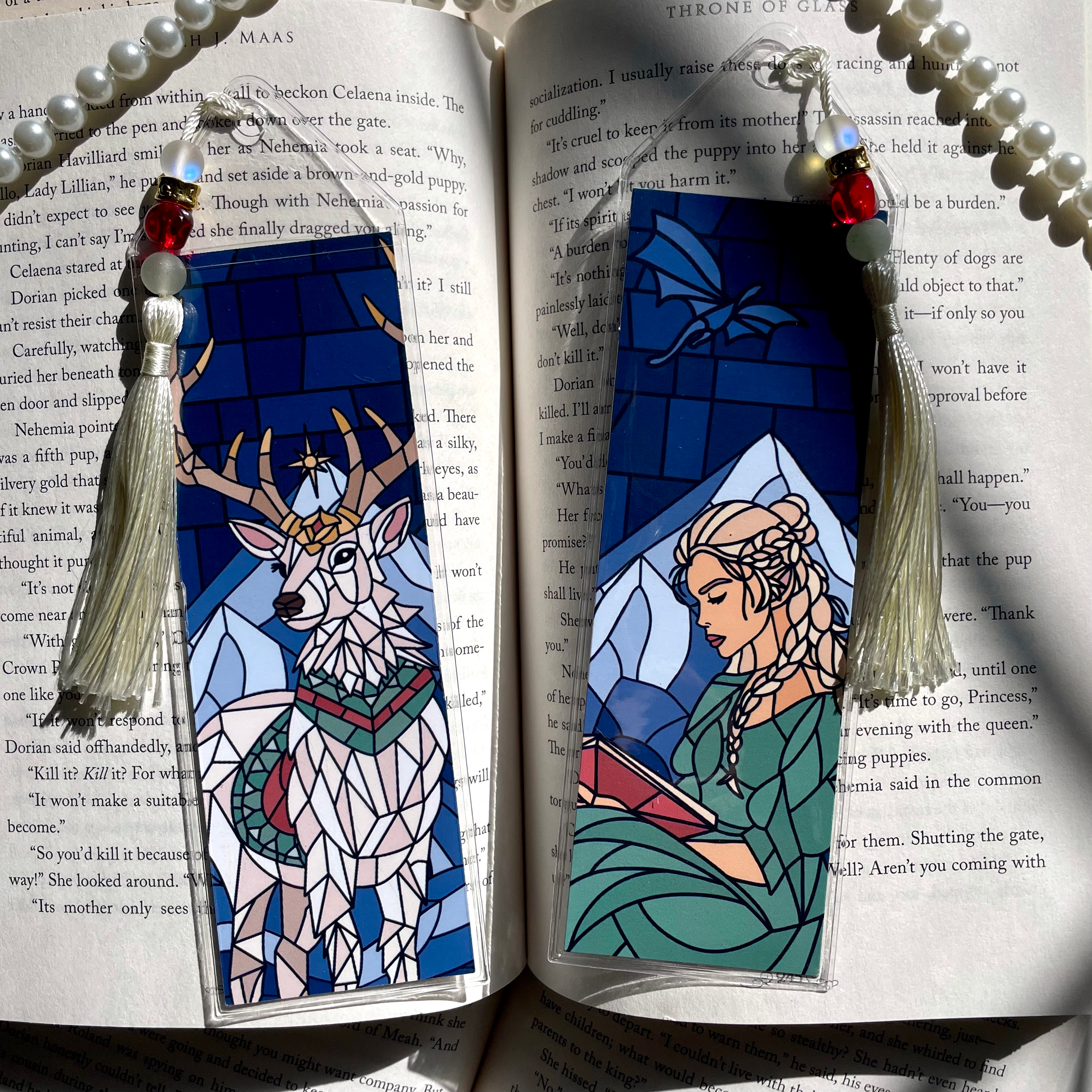 Stain Glass Castle Bookmark