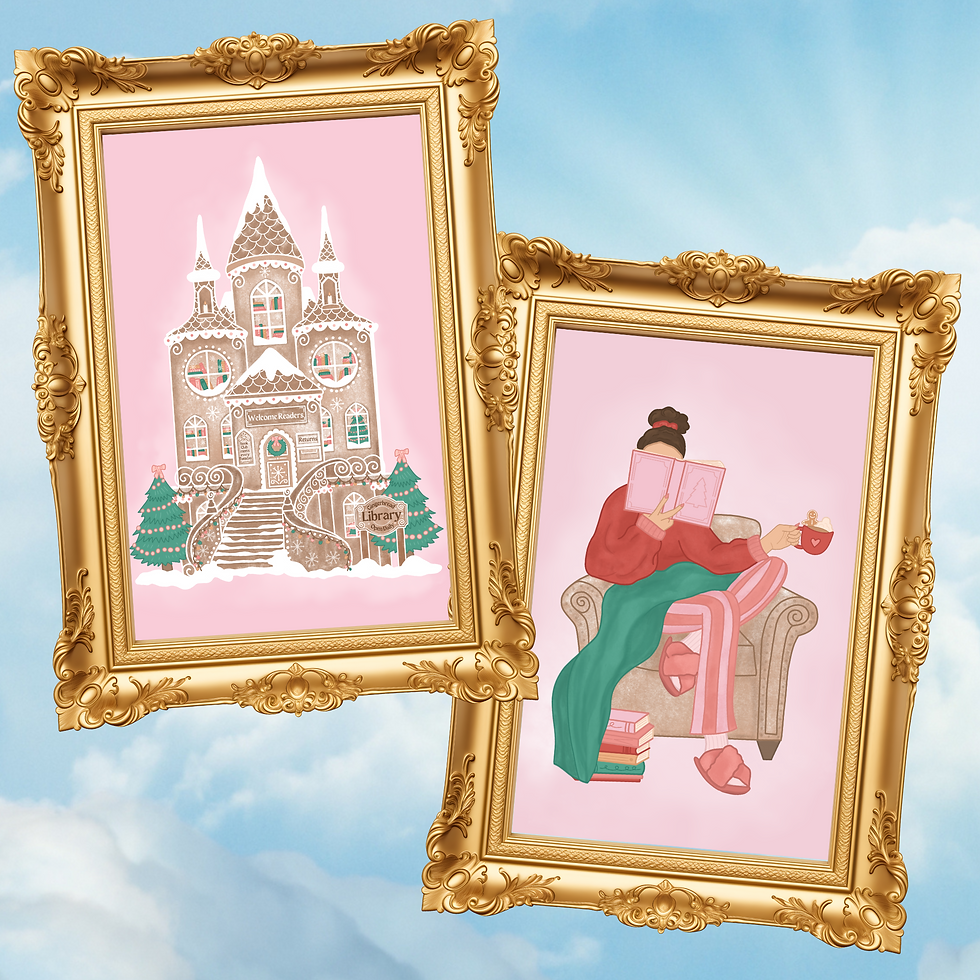 Cozy Library 4x6 Print 2pk