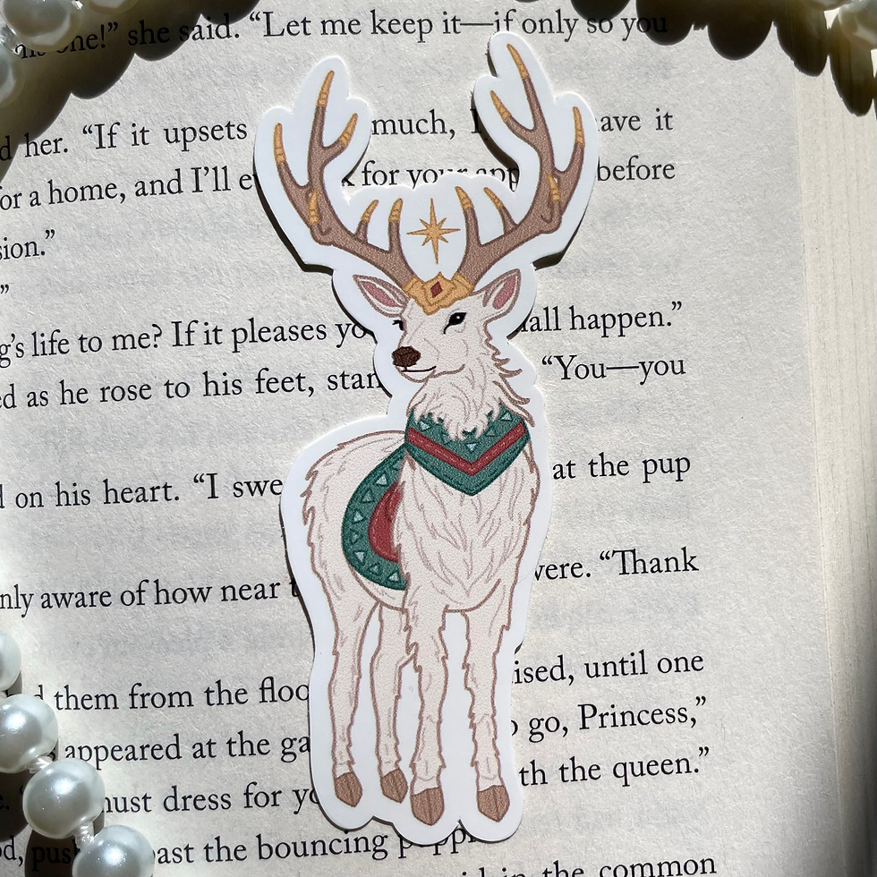 Thumbnail: White Stag Solstice Sticker