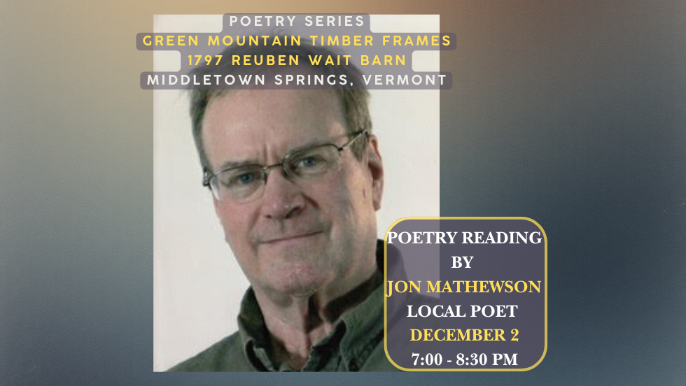 Poetry Series: Reading by Jon Mathewson