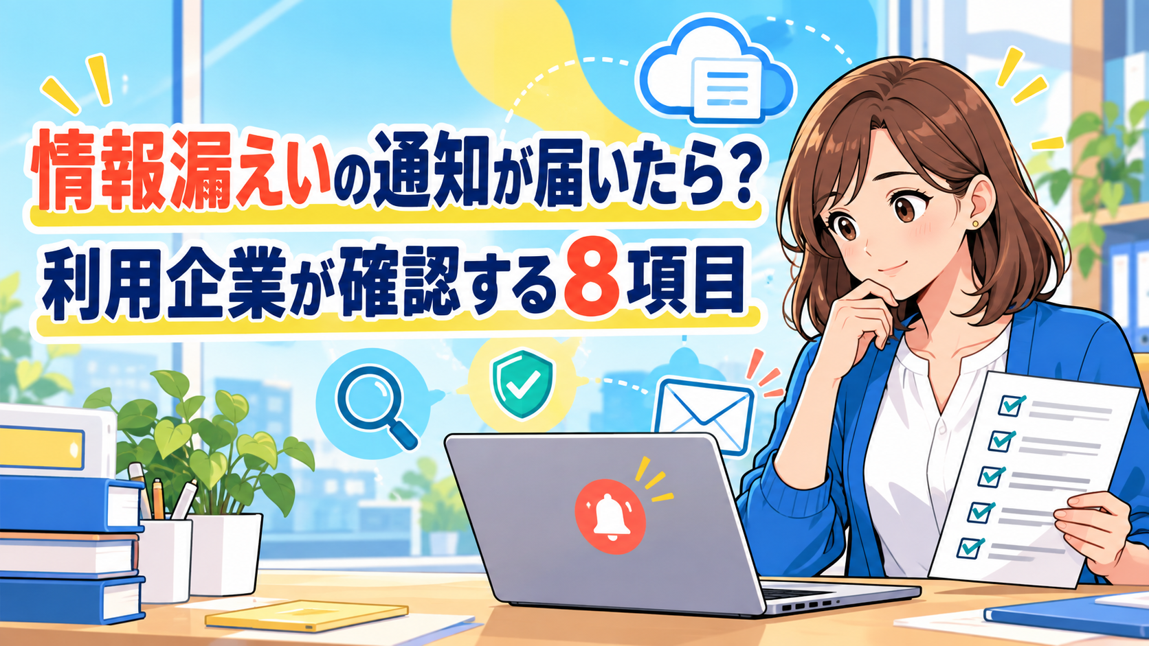 情報漏えいの通知が届いたら?クラウド利用企業が確認する8項目|ITワークラボ