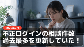 不正ログインの相談、2025年7月だけで144件——過去最多から見る「不正ログインの証拠」と対策