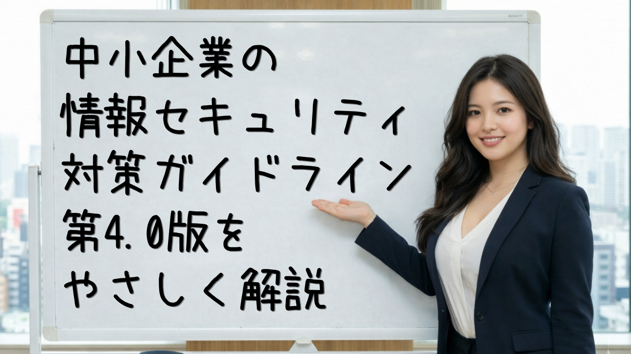 「中小企業の情報セキュリティ対策ガイドライン」第4.0版をやさしく解説|まず見直したい3つのポイント|ITワークラボ