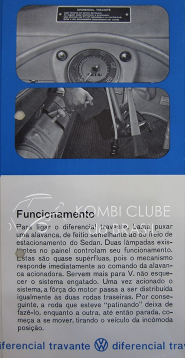 Folder Kombi Diferencial Travante 1968 0