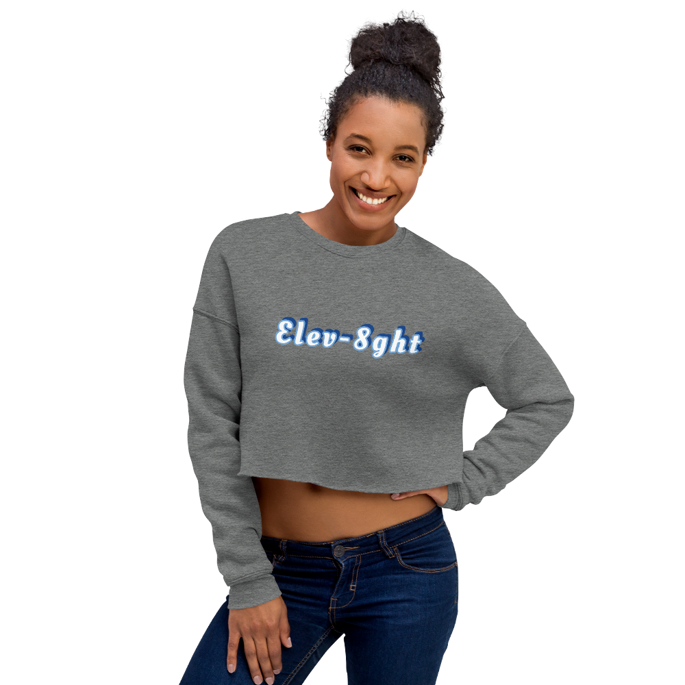 Women's Elev-8ght Cropped Sweatshirt | Bella + Canvas 7503