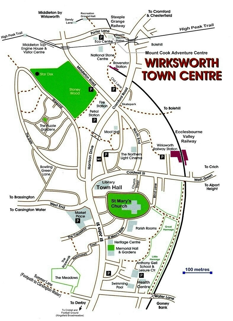Map Visit Wirksworth