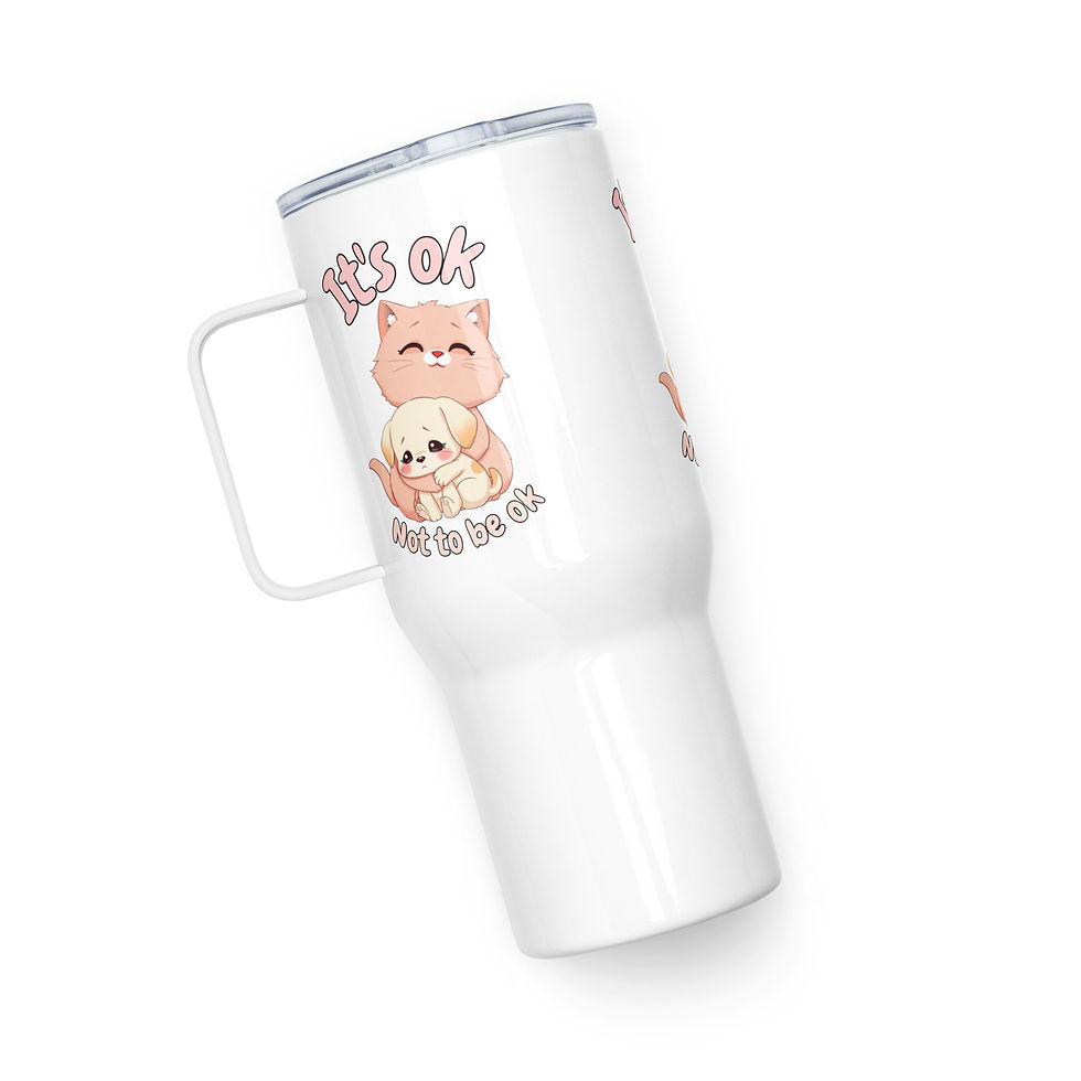 Thumbnail: Travel mug with a handle