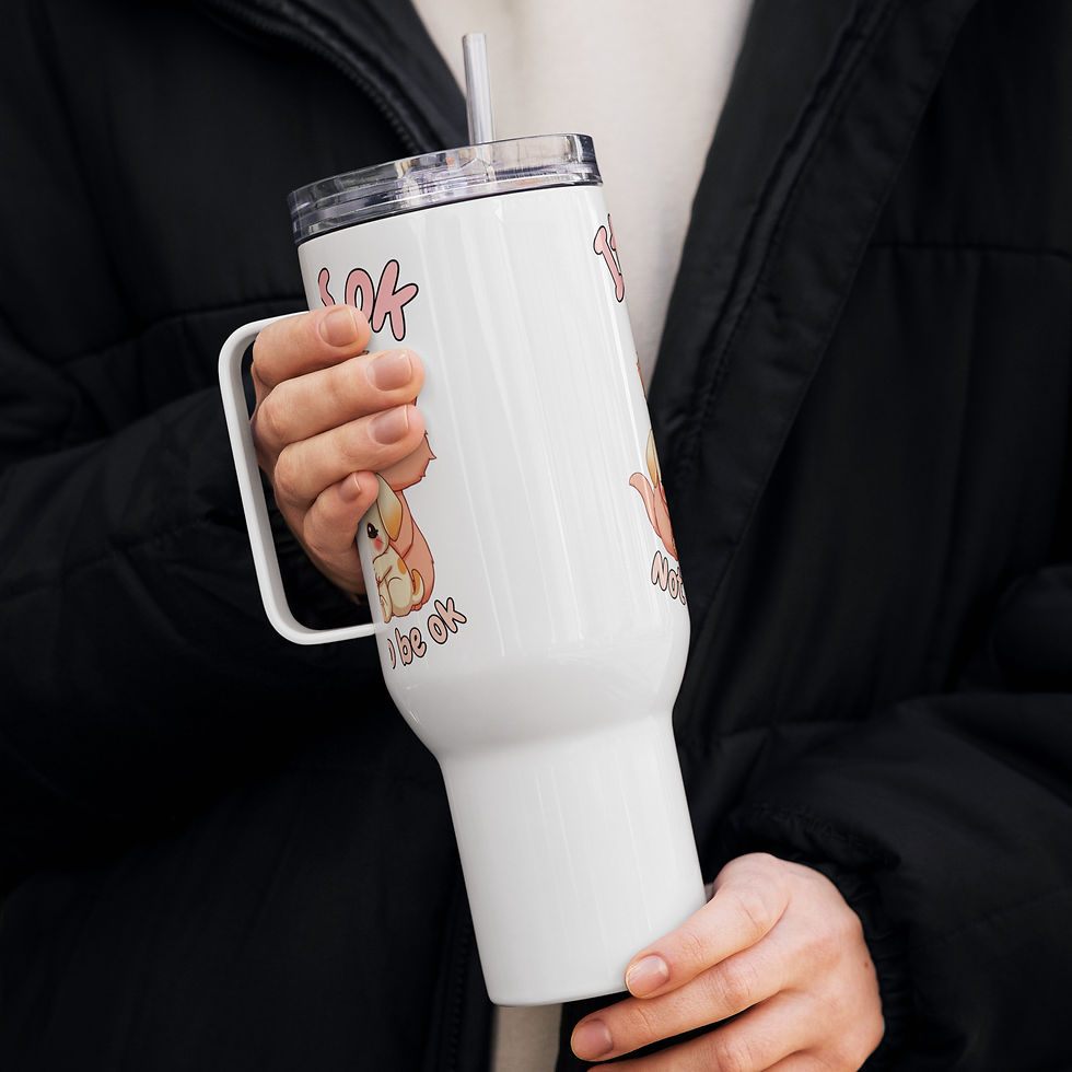 Thumbnail: Travel mug with a handle