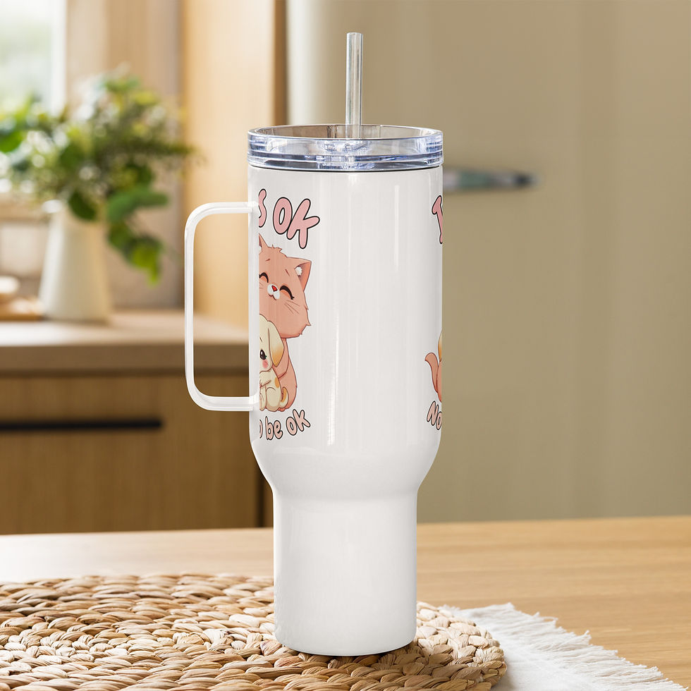 Thumbnail: Travel mug with a handle