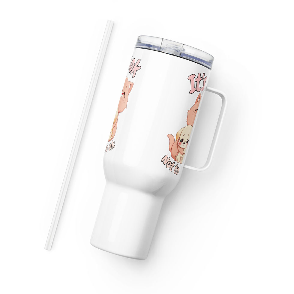 Thumbnail: Travel mug with a handle