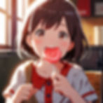 Girl consuming candies with red 40 dye not knowing potential long-term risks