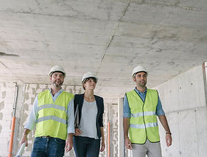 male-architects-and-female-manager-walki