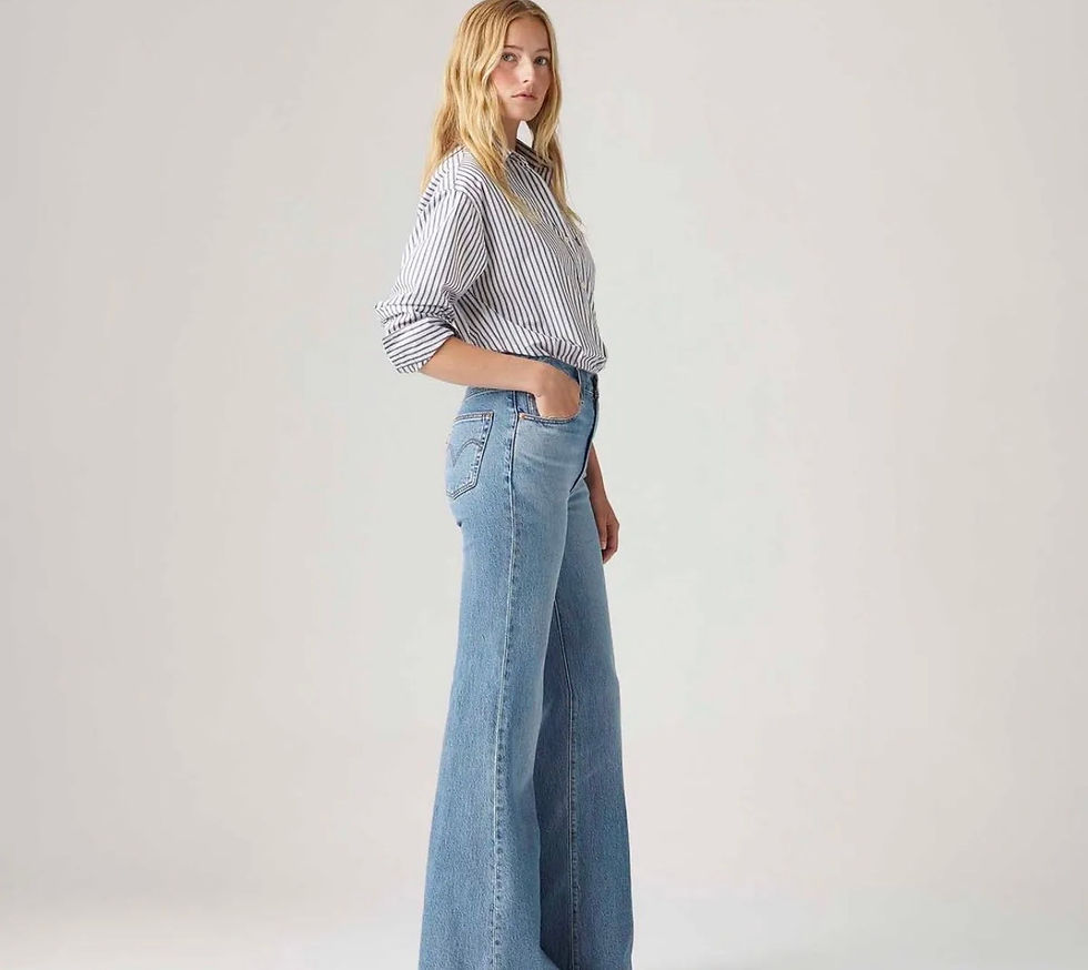 Miniatura: Levis ribcage bell clara A75030020