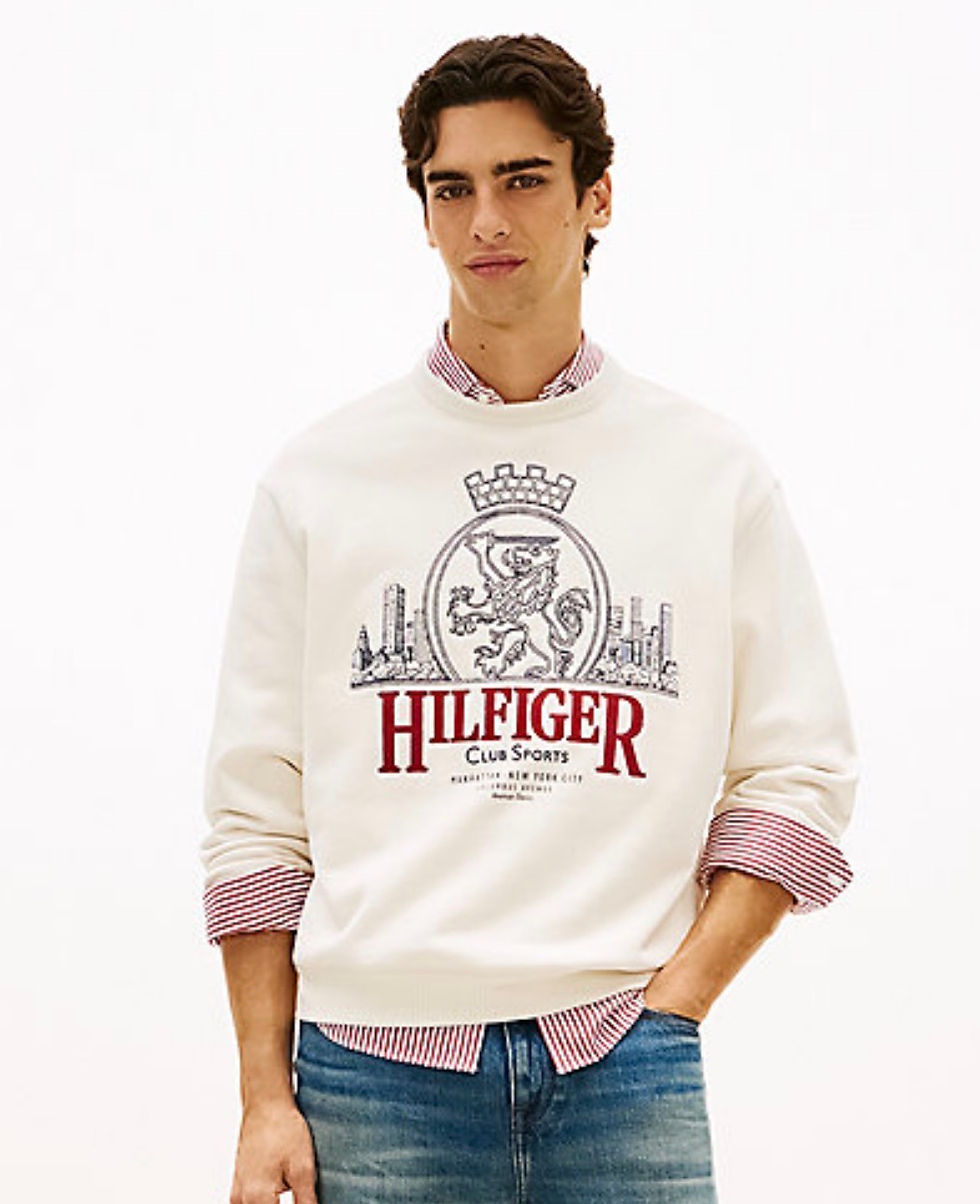 Miniatura: Tommy hilfiger moletom heritage series crest 42479