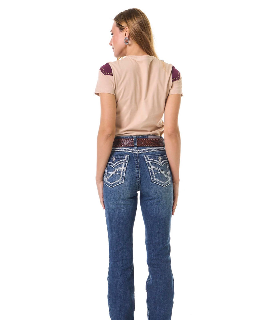 Miniatura: Selff Wertern t-shirt fem horse navajo TS172