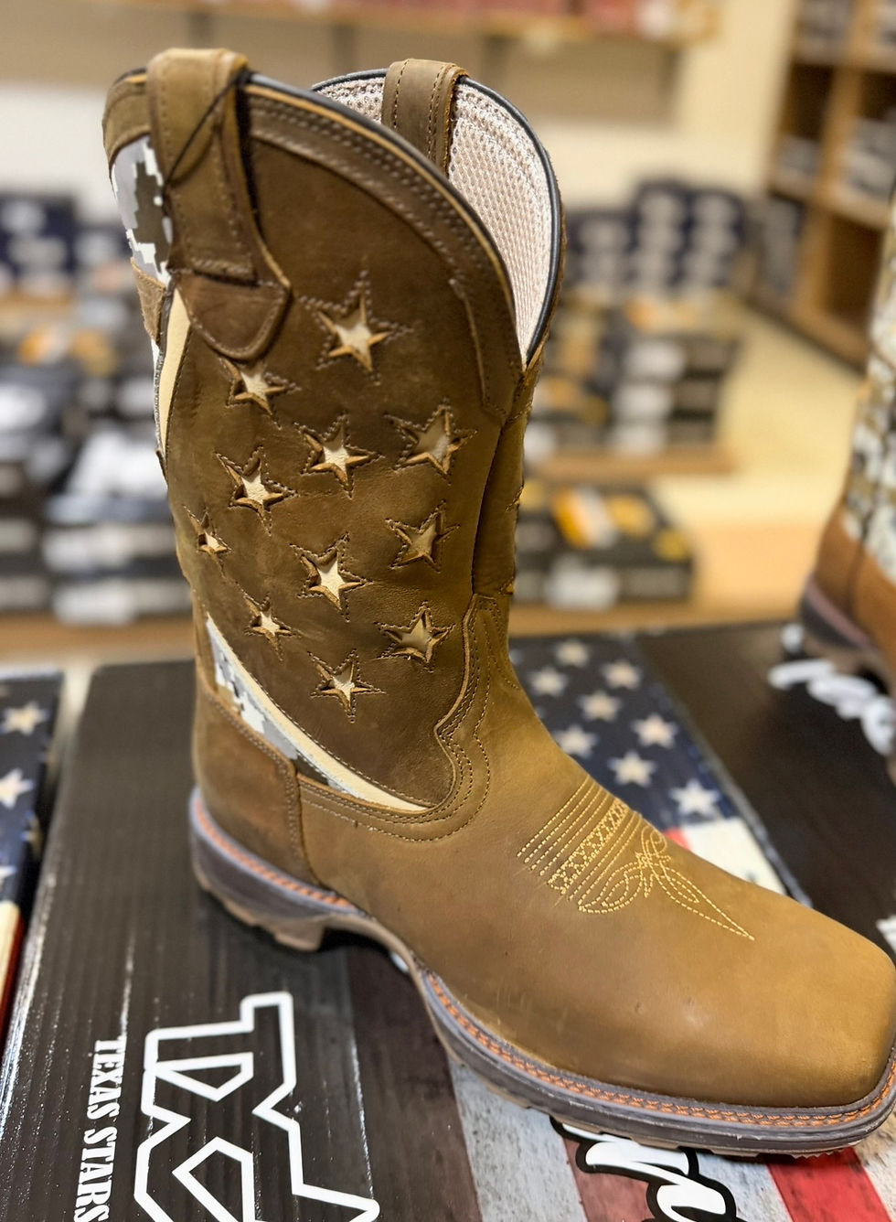 Miniatura: Texas stars bota fos musgo bege 1702359