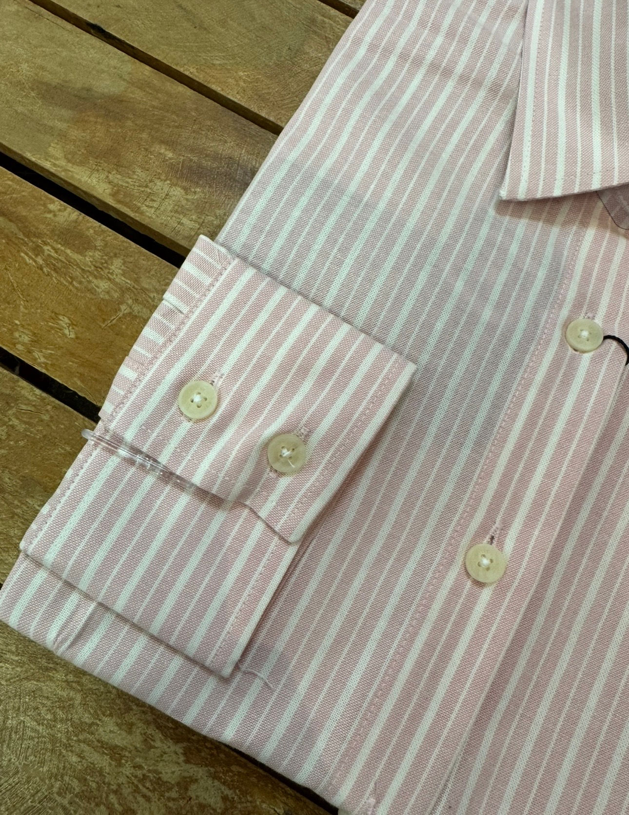 Txc camisa rosa longa slim tricoline fem 12372L