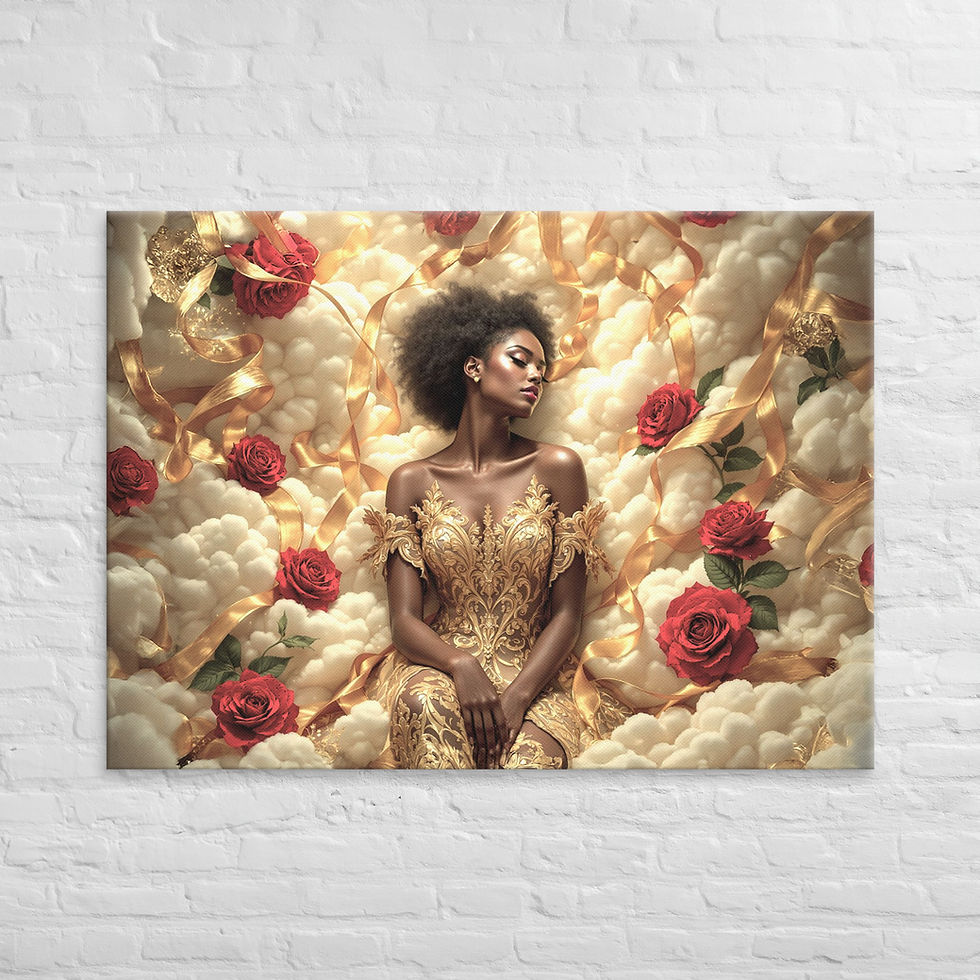 Gallery Wrap - SMELLING the ROSES