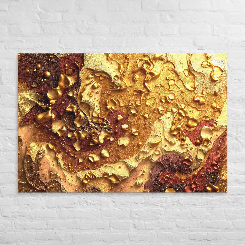 Gallery Wrap - GOLD GOLD GOLD