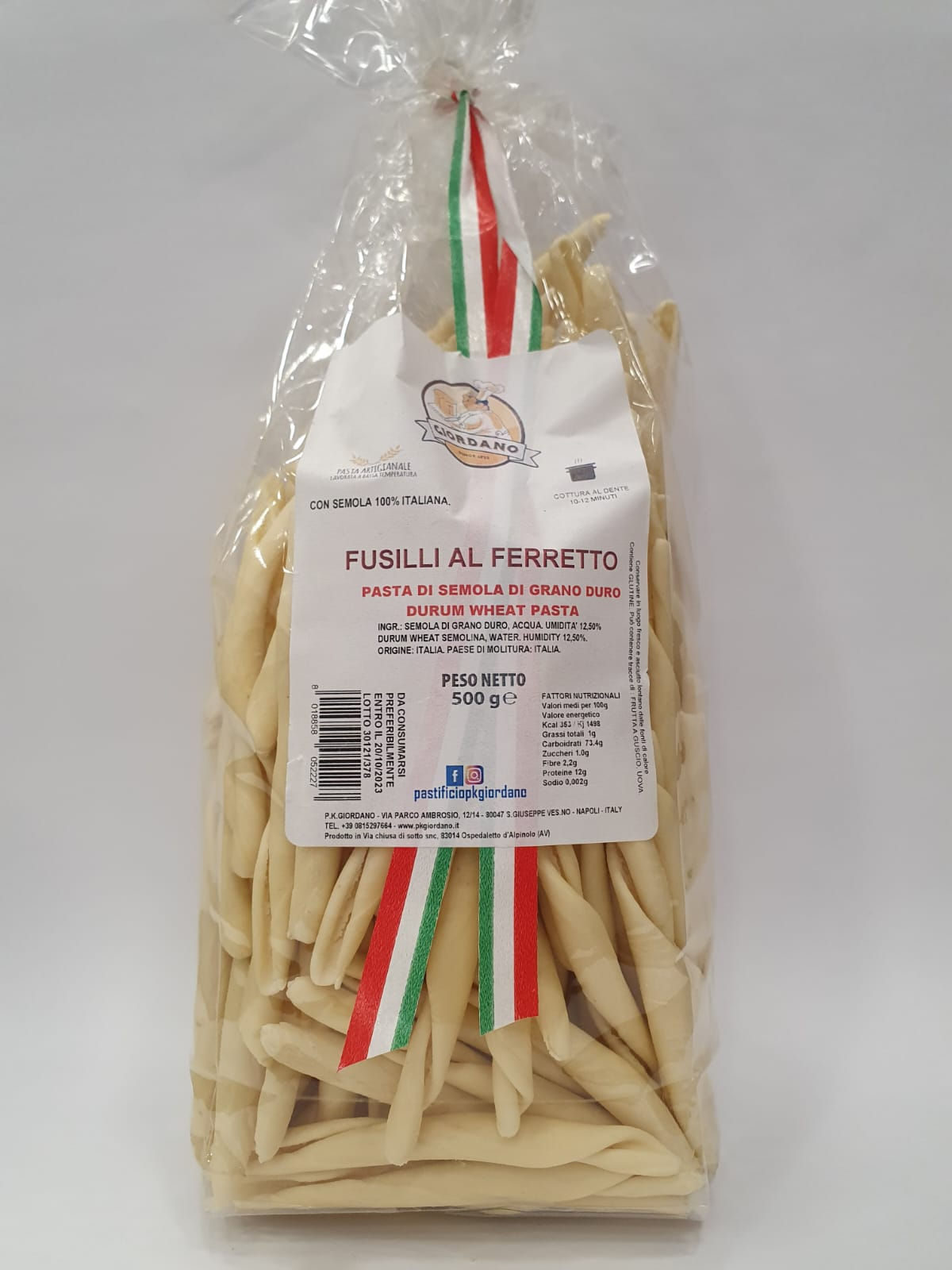 Fusilli with Ferretto