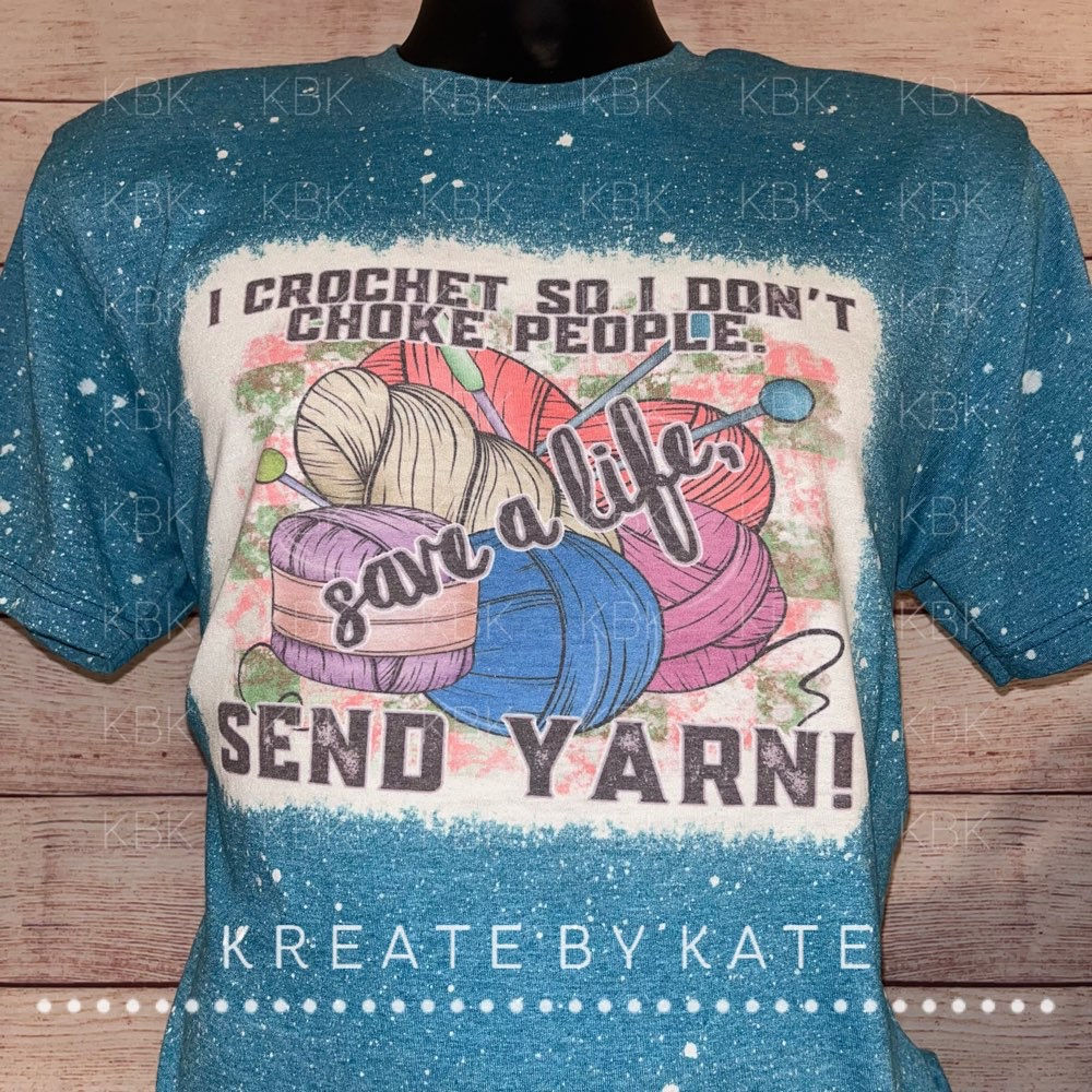 Crochet - Bleached Tee