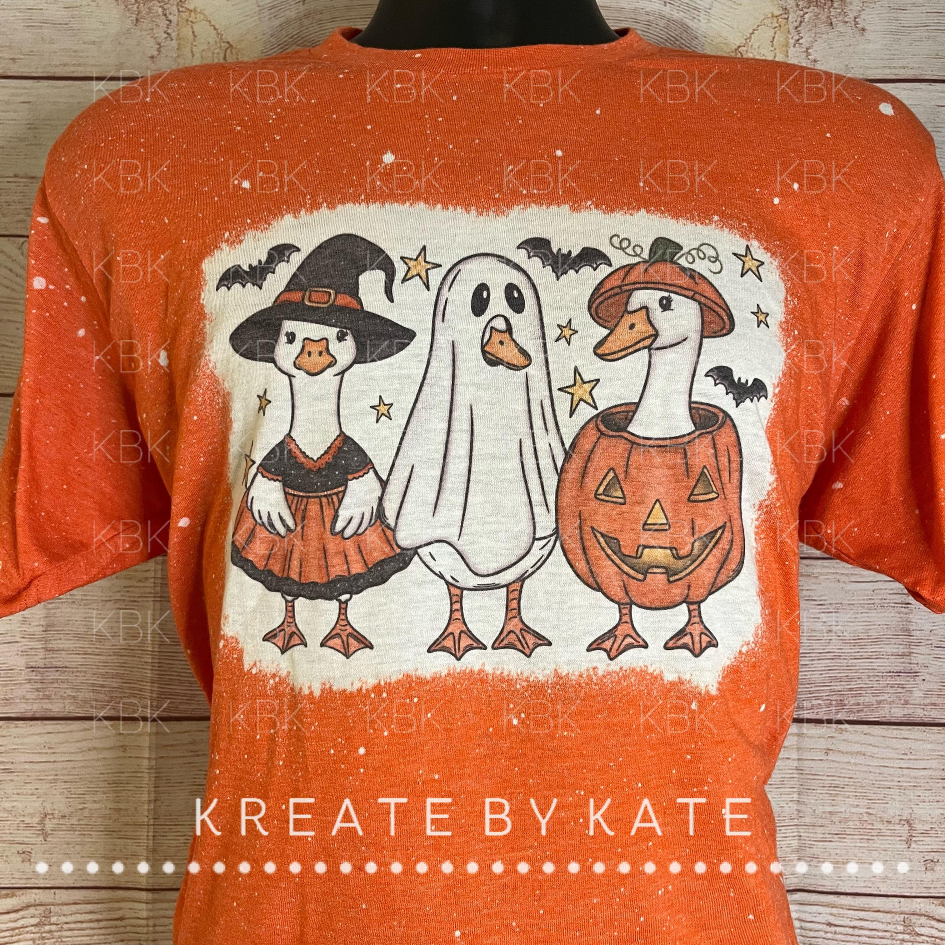 Spooky Geese - Bleached Tee