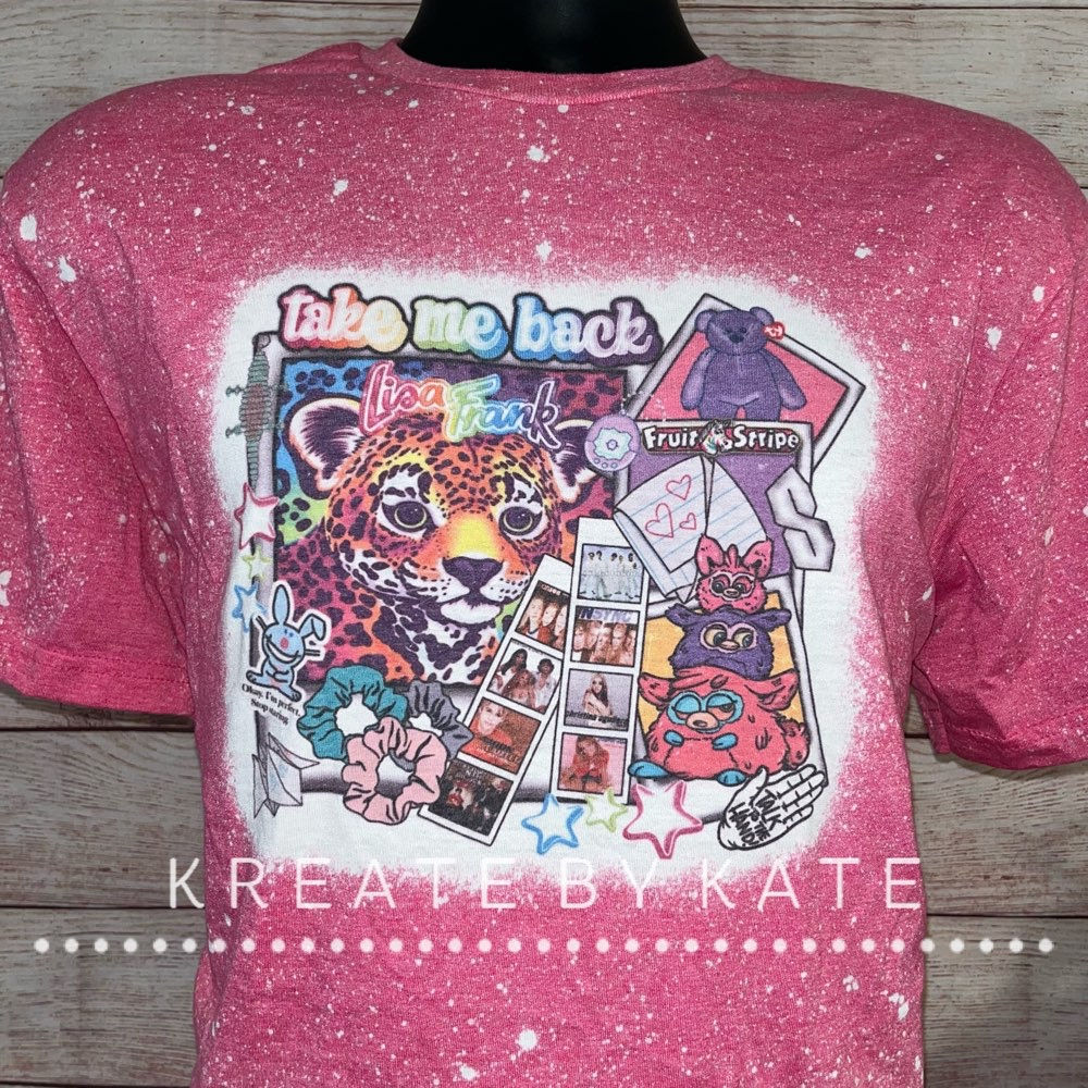 Lisa F Colorful - Bleached Tee