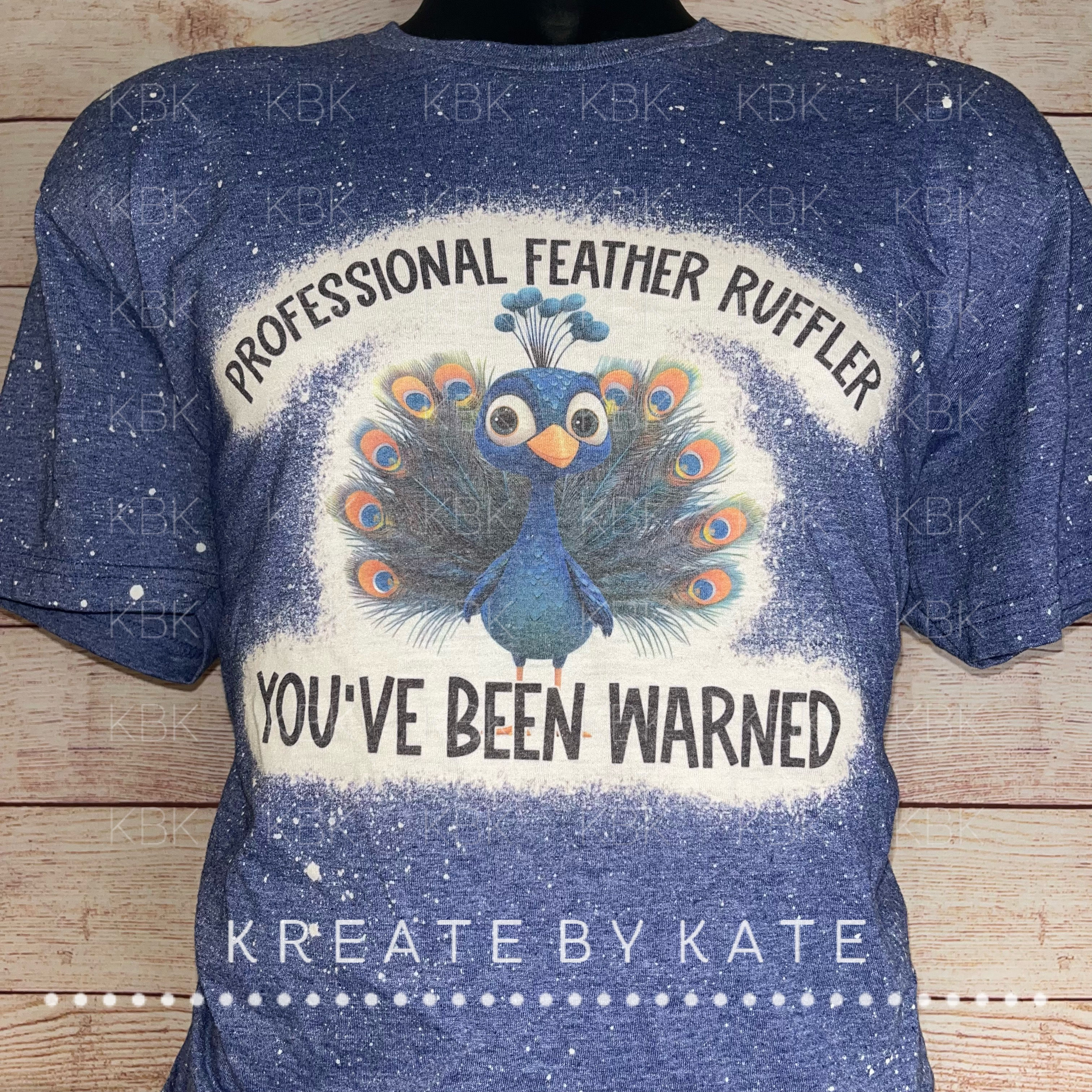 Feather Ruffler - Bleached Tee