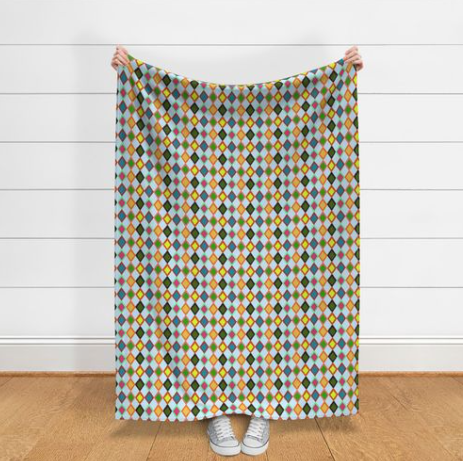 Thumbnail: “Almost Argyle” fabric by the yard