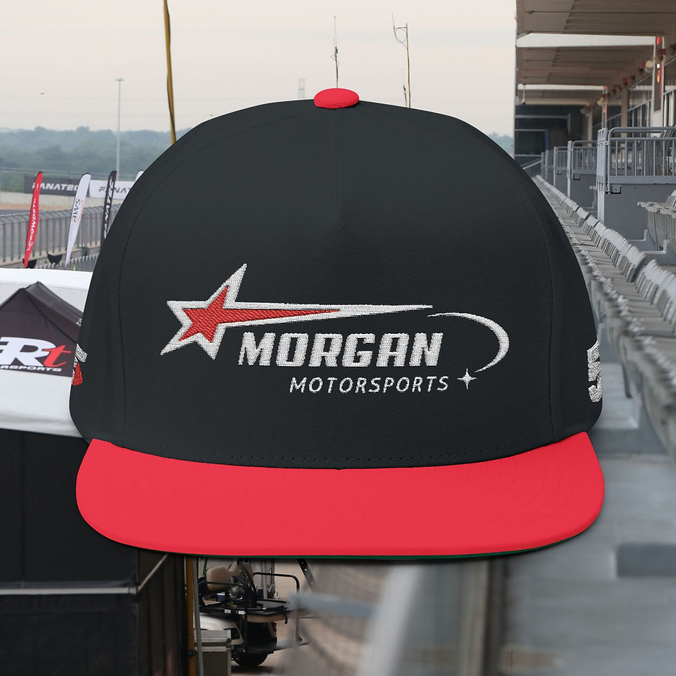 Thumbnail: Morgan Motorsports Flat Bill Hat / Drive the Legacy. Wear the Brand.